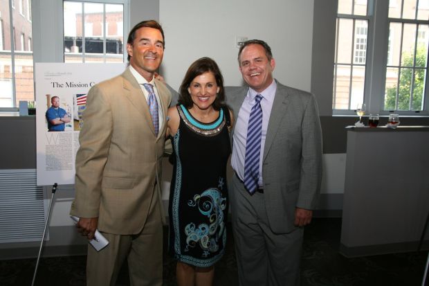 Frank and Monique Cusumano, John Siefert